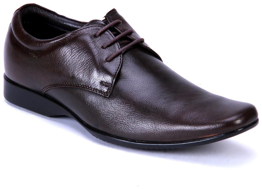 

Franco Leone Brown Leather Formal Shoes