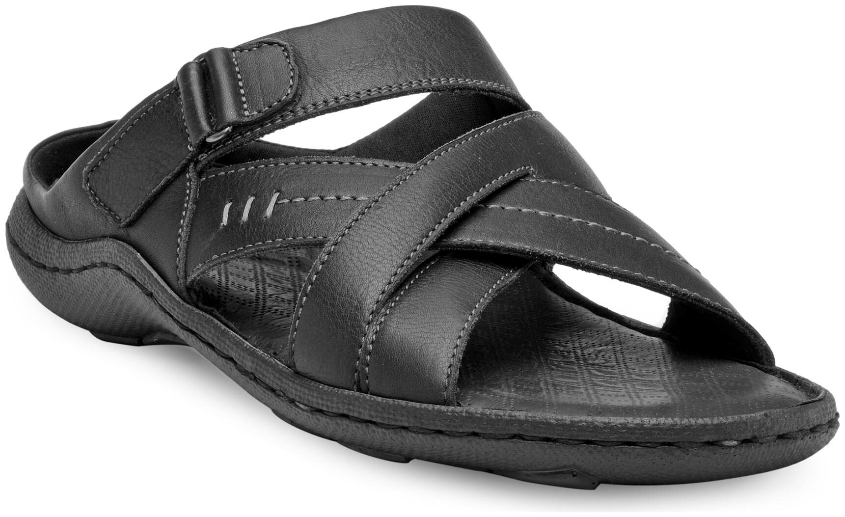 

Franco Leone Black Leather Slipper