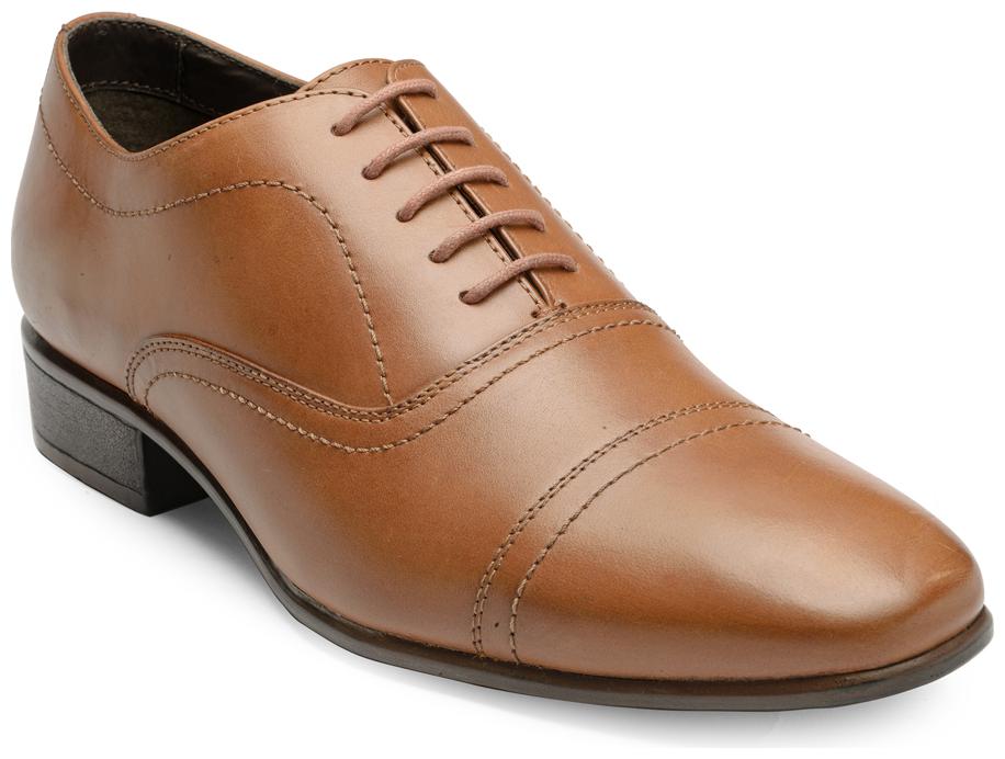 

Franco Leone Men Tan Oxford Formal Shoes - 15048TAN
