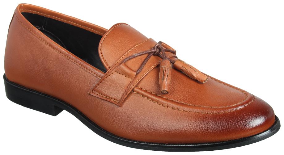 

Franco Leone Men Tan Slip-On Formal Shoes - LE281TAN