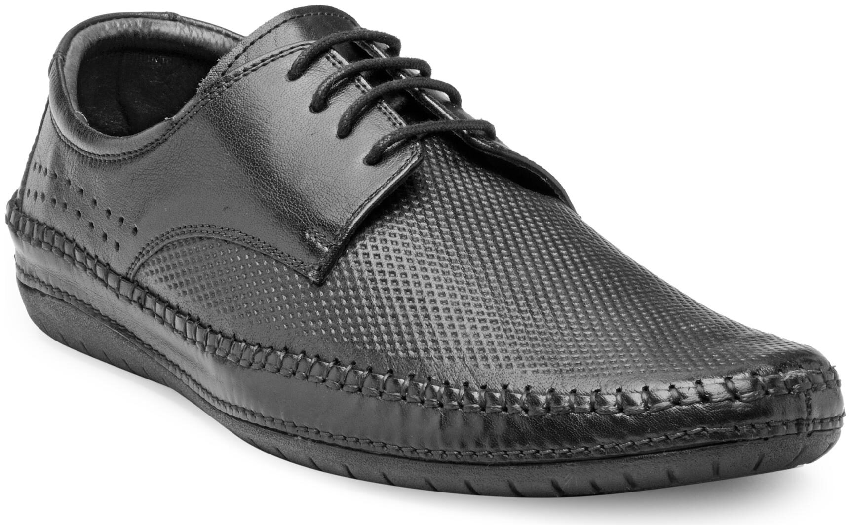 

Franco Leone Black Leather Formal Shoes