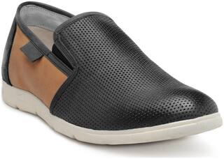 Franco Leone Casual Shoes For Men ( Black )