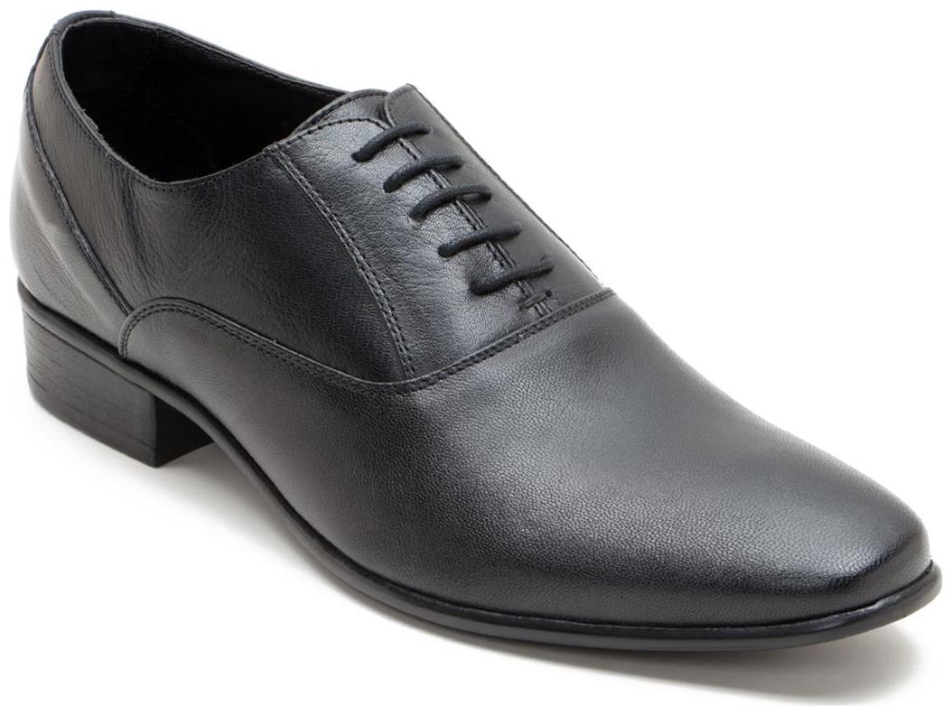 

Franco Leone Black Leather Formal shoes