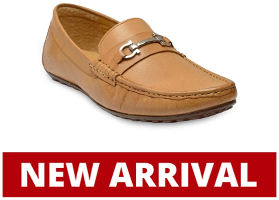 

Franco Leone Tan Leather Casual Shoes