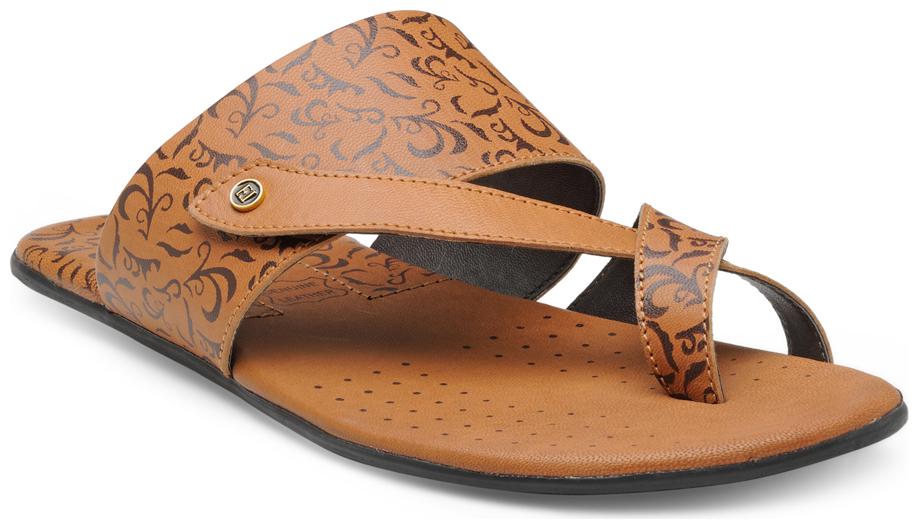 

Franco Leone Men Tan Indoor Slippers - 1 Pair