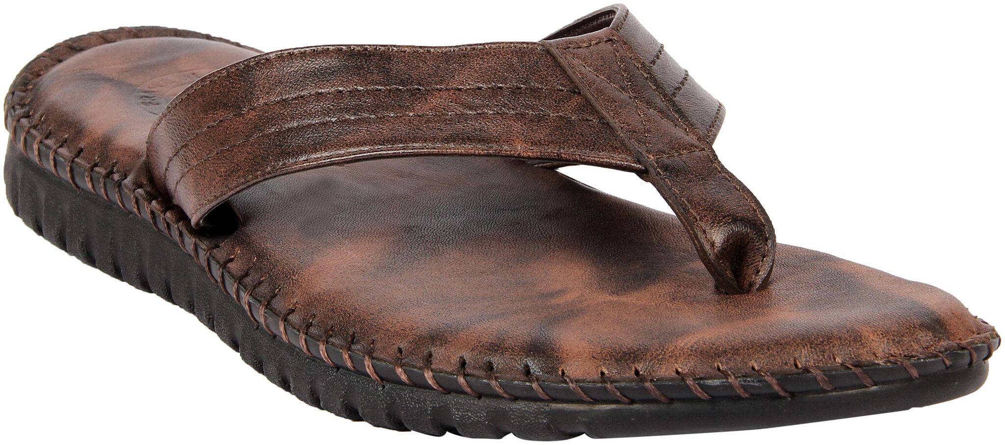 

Franco Leone Leather Slippers Flip-Flops For Men