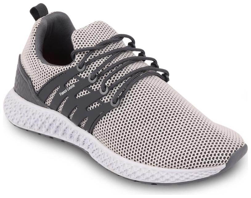 

Franco Leone FS610WHITEGREY Men White Grey Classic Sneakers - Fs610whitegrey