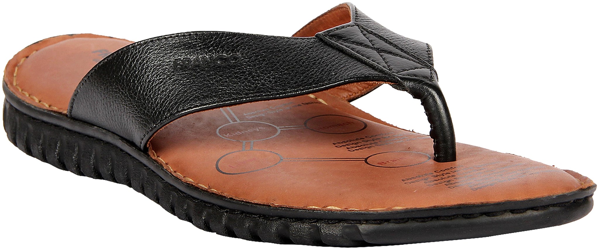 

Franco Leone Black Leather Slippers