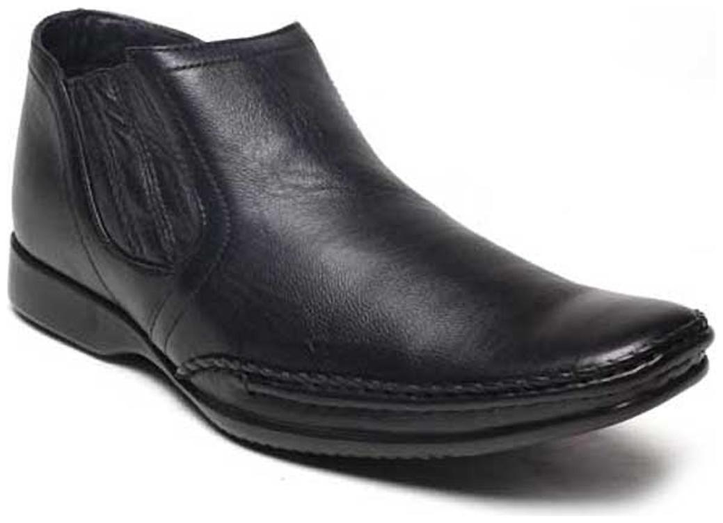 

Franco Leone Black Leather Formal Shoes