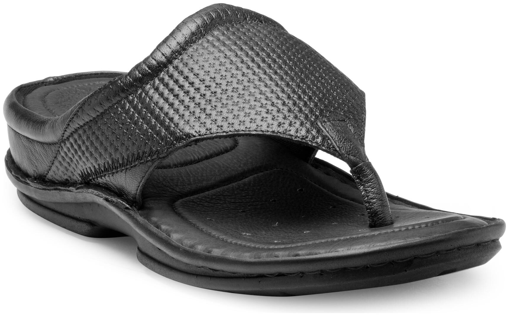 

Franco Leone Leather Slippers Flip-Flops For Men