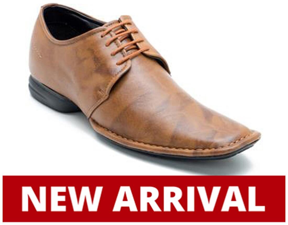 

Franco Leone Tan Leather Formal shoes