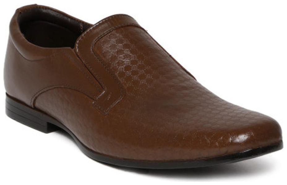 

Franco Leone Tan Leather Formal Shoes