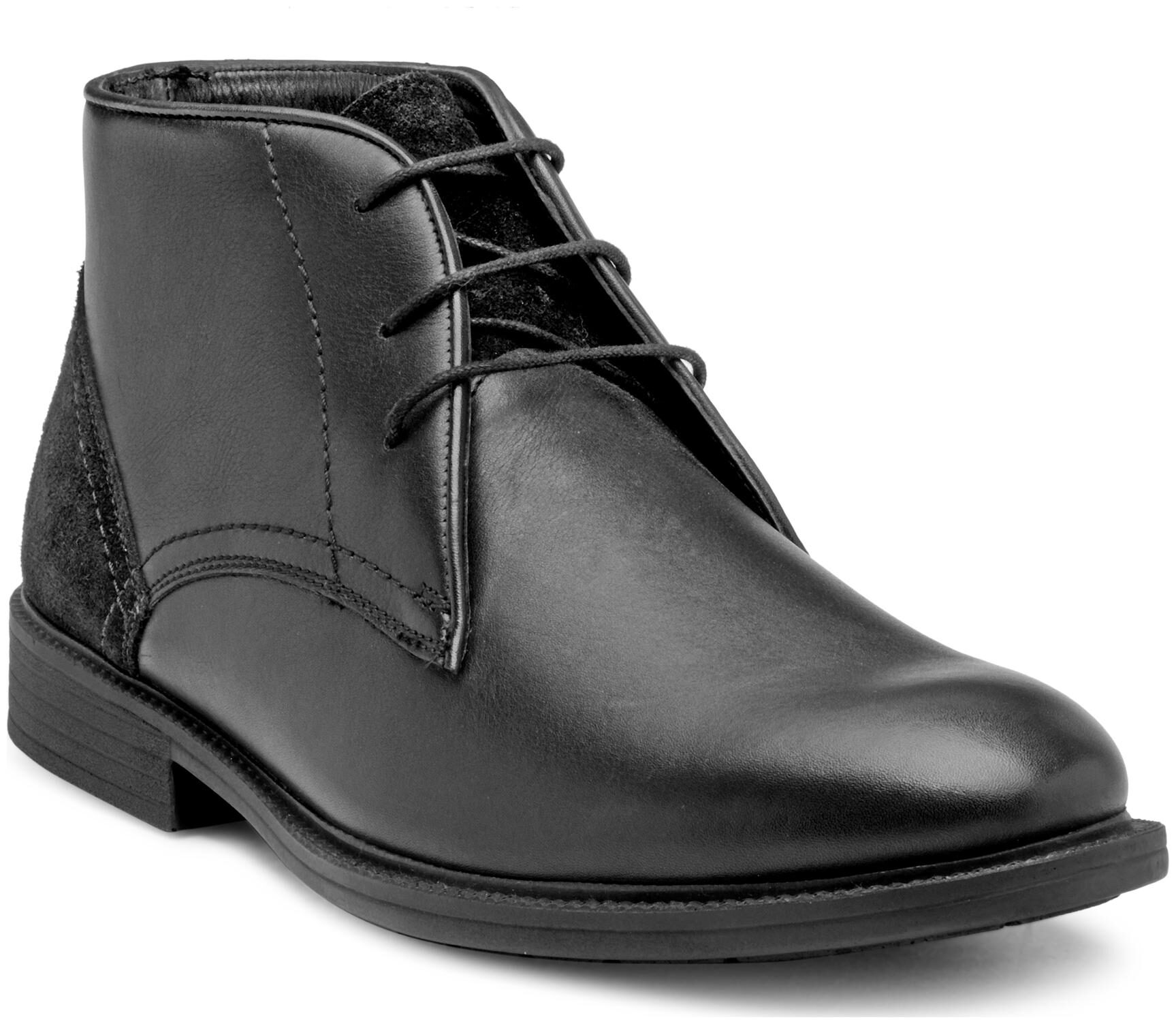 

Franco Leone Men Black Chukka Boots