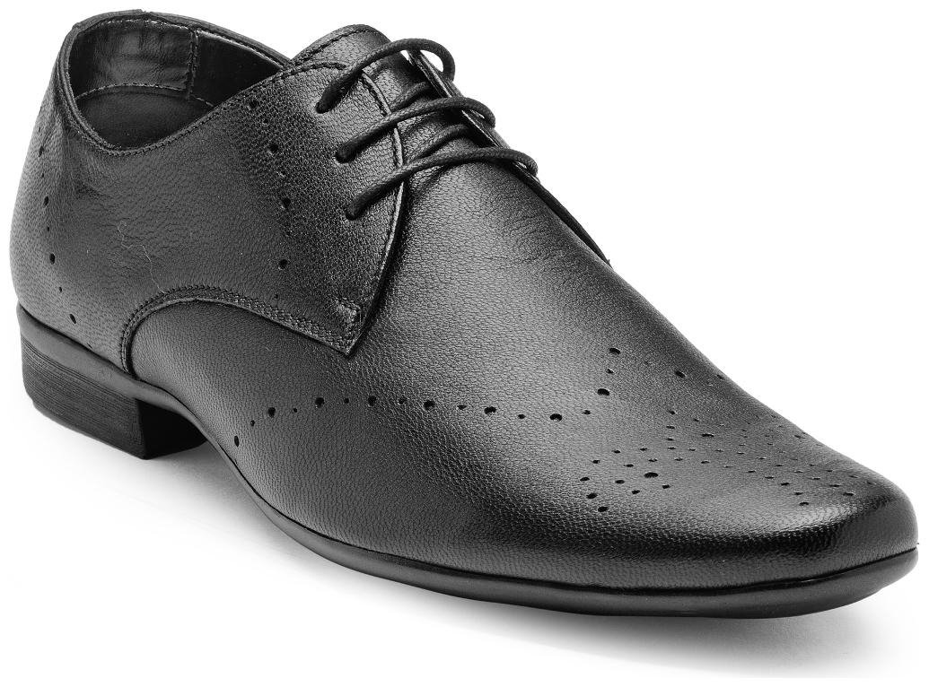 

Franco Leone Men Black Brogues Formal Shoes