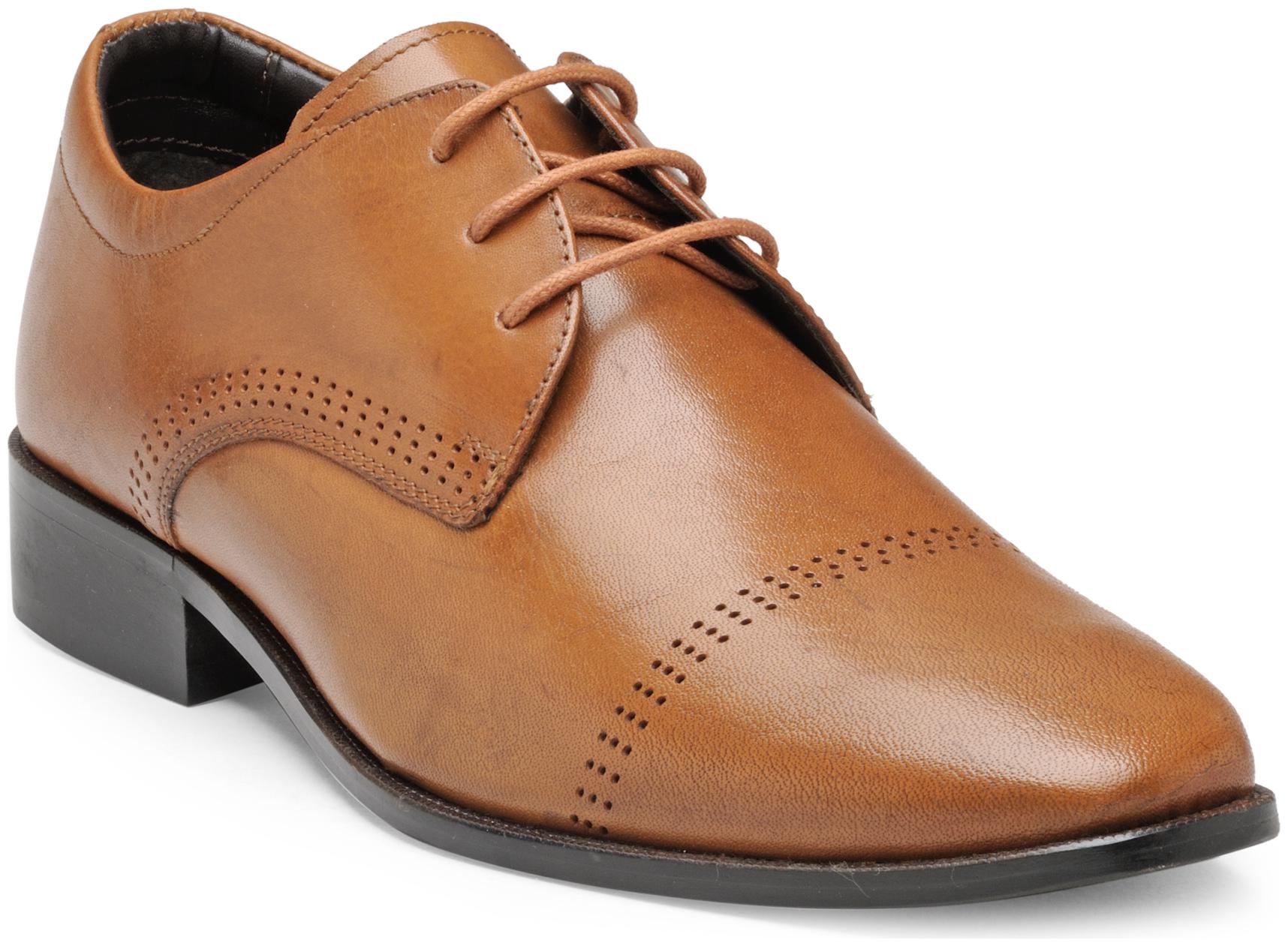 

Franco Leone Tan Leather Formal Shoes