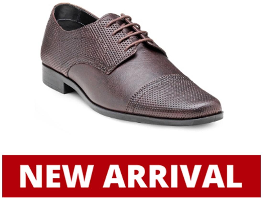 

Franco Leone Men Purple Derby Formal Shoes