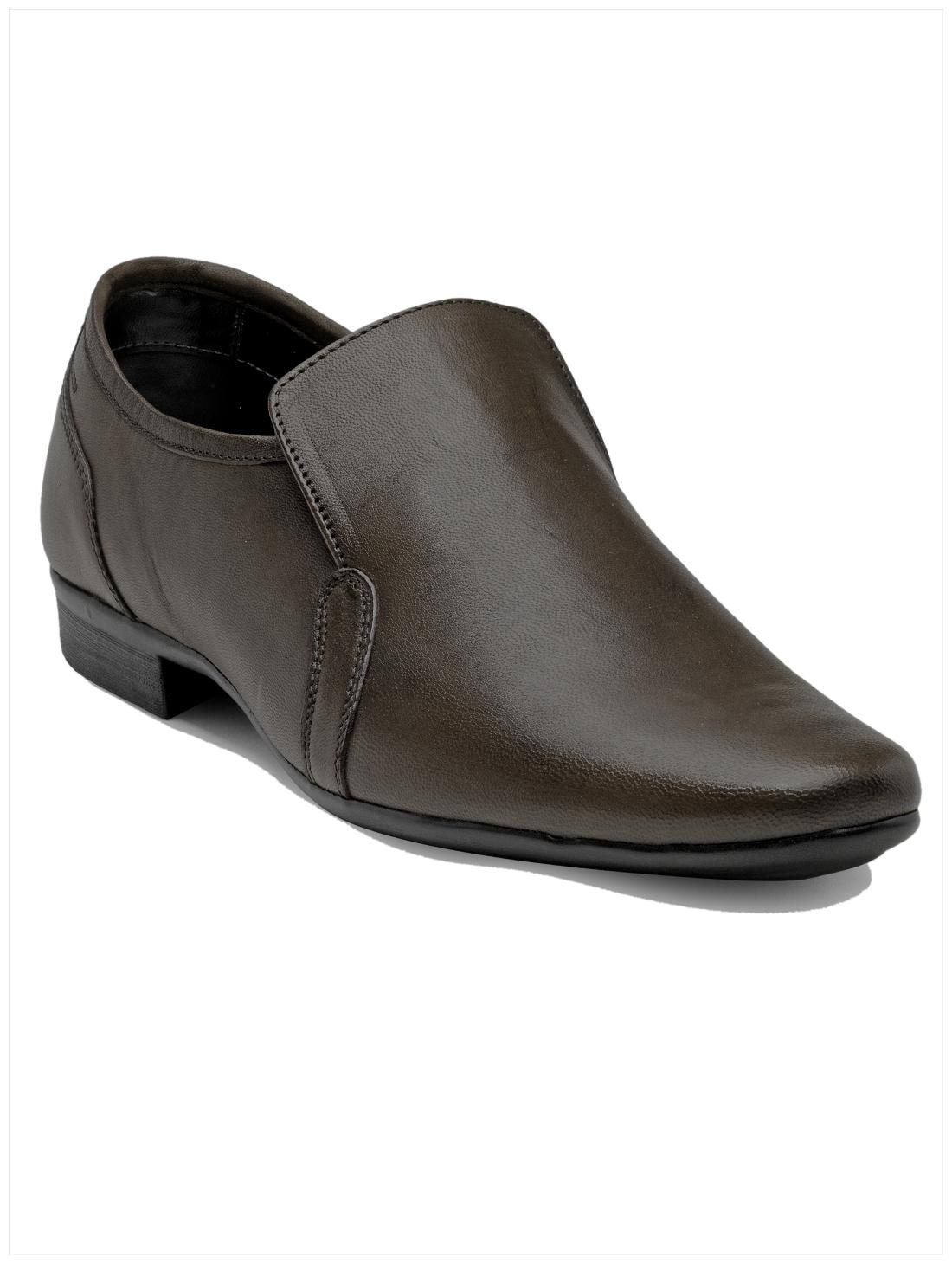 

Franco Leone Men Brown Slip-On Formal Shoes