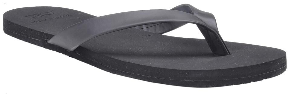 

Franco Leone Black Non Leather Slippers And Flip Flops