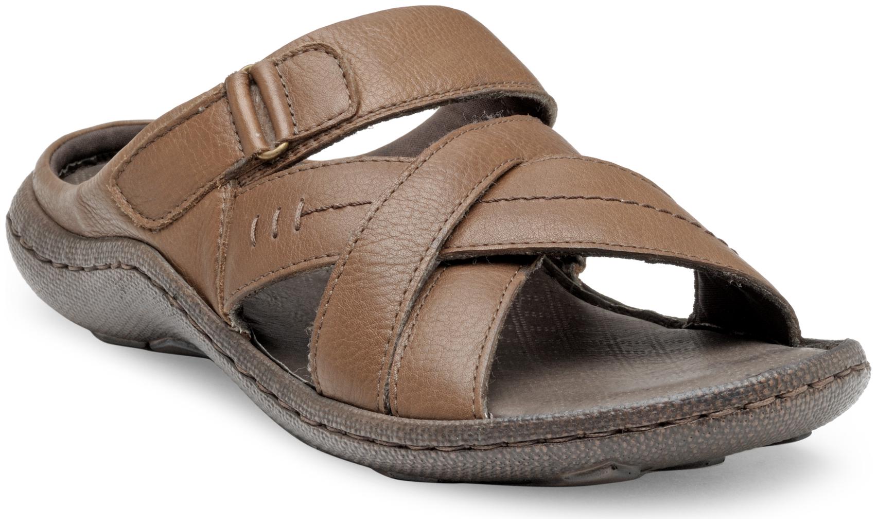 

Franco Leone Tan Leather Slipper