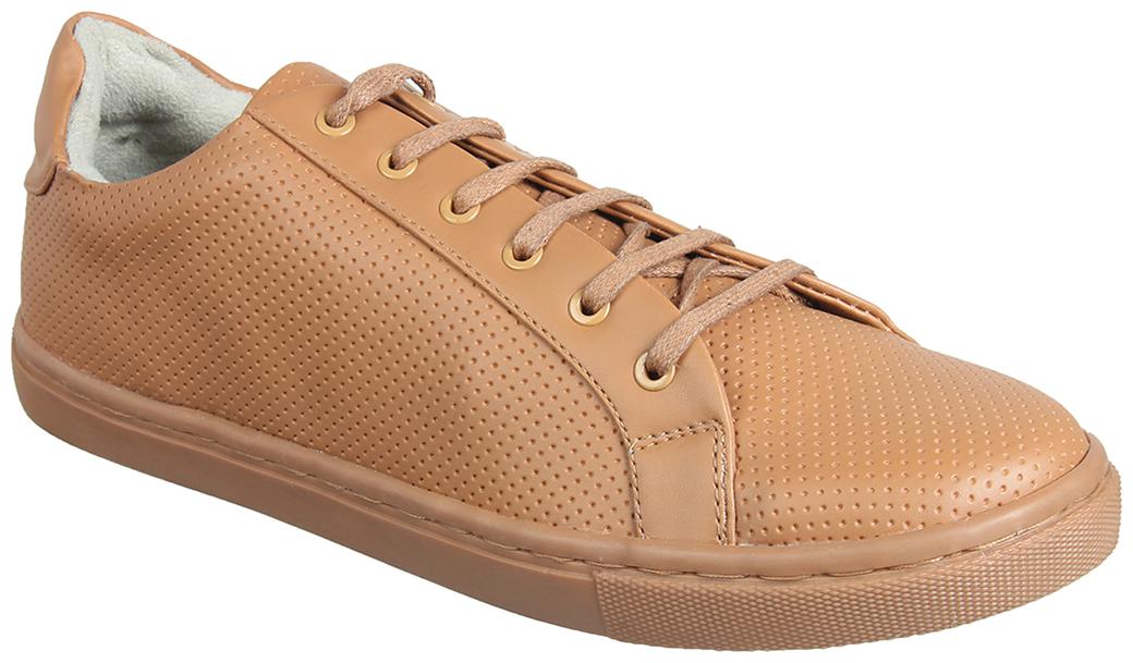 

Franco Leone Men Tan Classic Sneakers