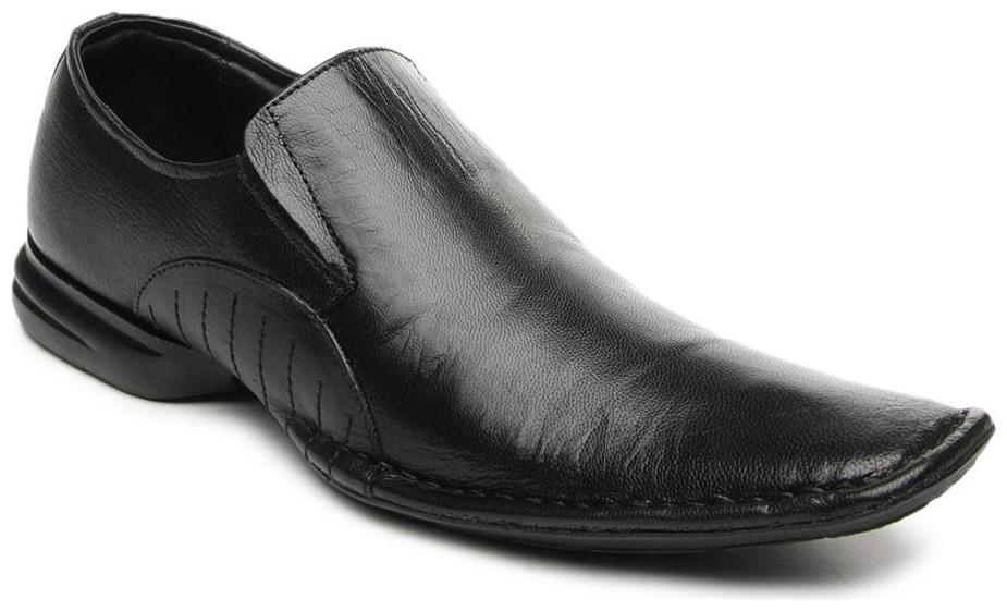 

Franco Leone Black Leather Formal Shoes