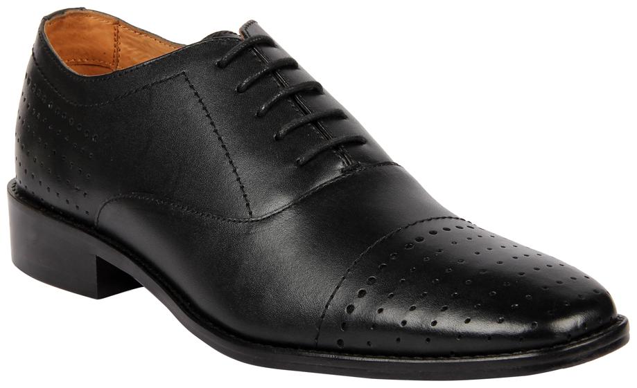 

Franco Leone Men Black Oxford Formal Shoes - LE258BLACK - LE258BLACK