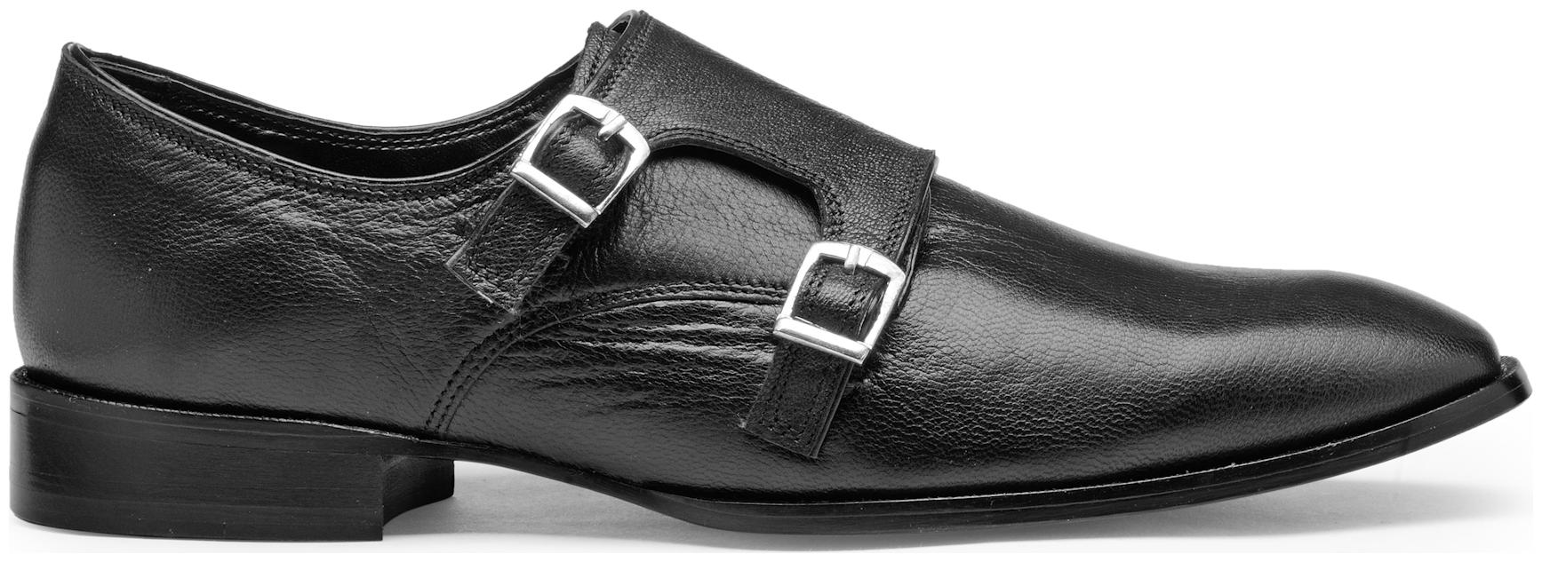 

Franco Leone Black Leather Formal Shoes