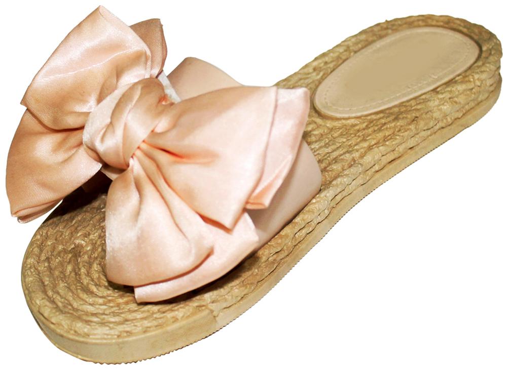 

Freeco Latest Fashion Women s Daily Wear Bow Design Peach Sandals