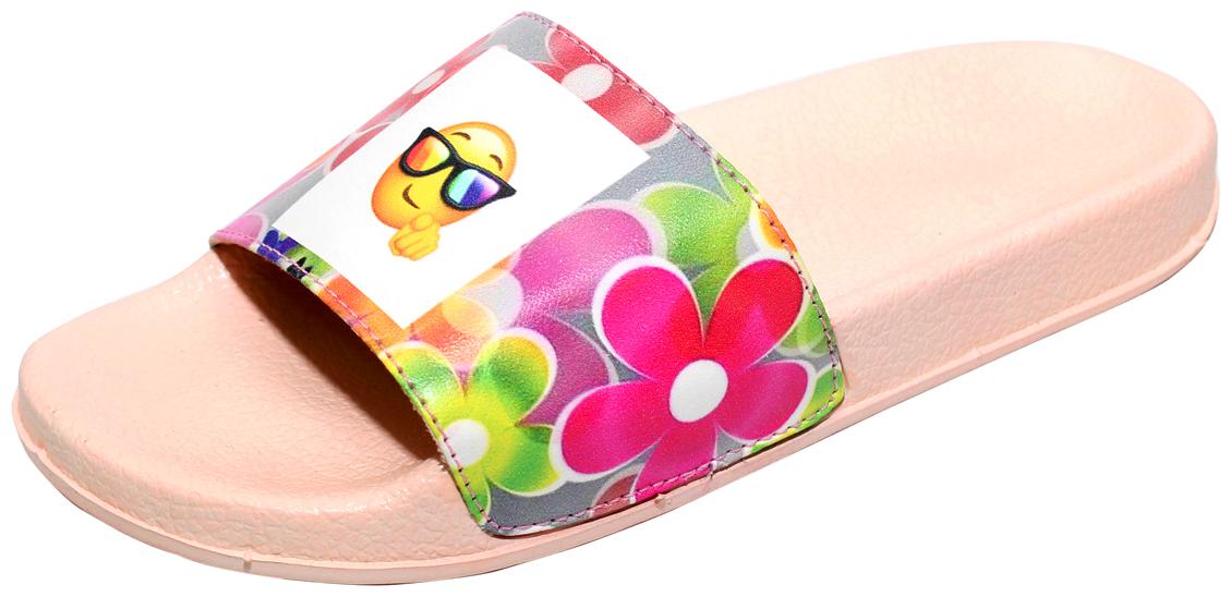 

Freeco Sliders For Women s Girls Daily Wear Sketch Print Pop Ups Flip Flops