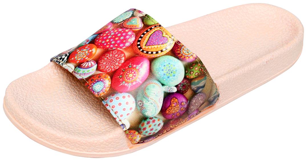 

Freeco Women s Girls Fashion Slider Sketch Print Pop-Ups Flip Flops Sliders Sandals