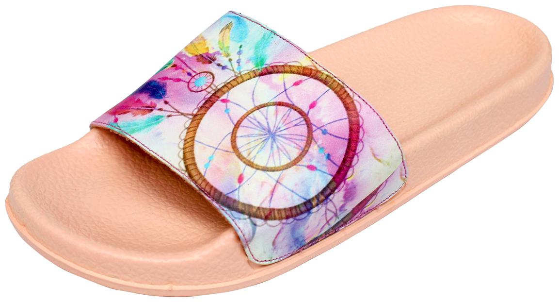 

Freeco Women s Sliders Sketch Print Pop-Ups Daily Wear Sliders Sandals