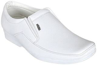 Full White Leather Formal Shoe