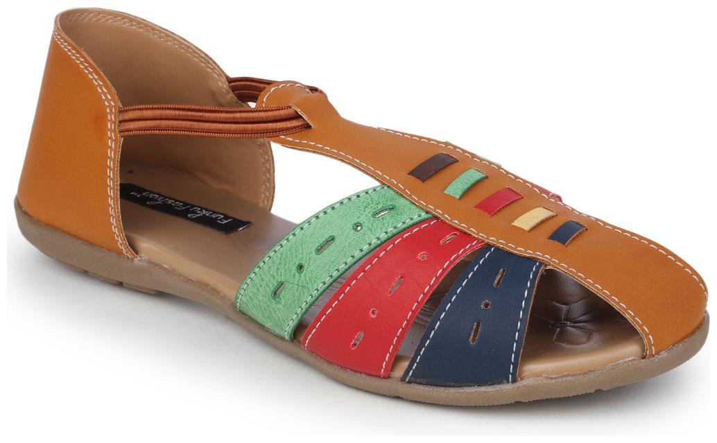 

Funku Fashion Tan Flats