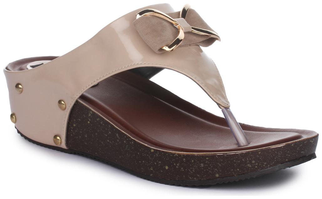 

Funku Fashion Beige Wedges Heels