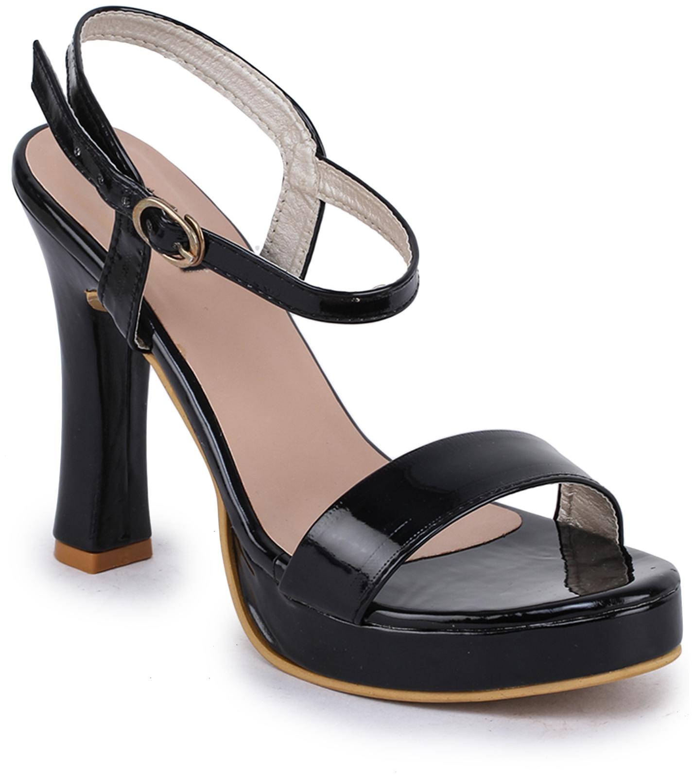 

Funku Fashion Women Black Heeled Sandals