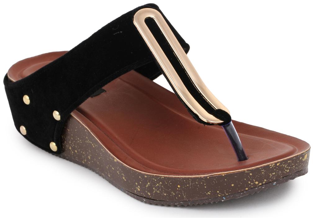 

Funku Fashion Women Black Wedges