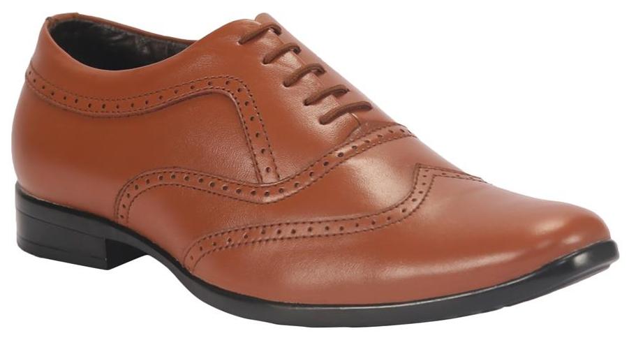 

Funku Fashion Tan Brogue Genuine Leather Formal Shoes