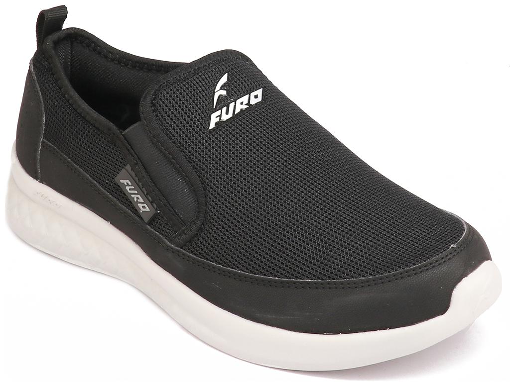 

FURO Men W3041 Walking Shoes ( Black )