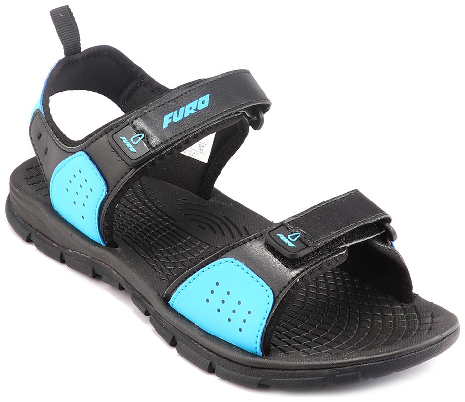 

FURO Men Black Blue Sports Sandals