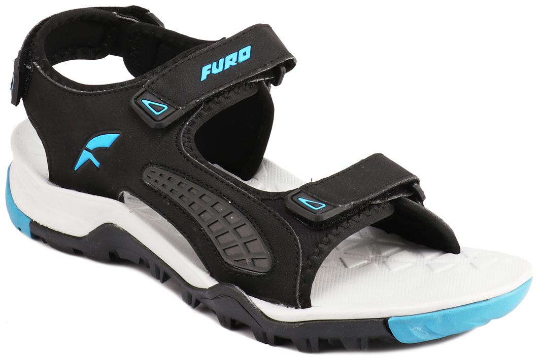 

FURO Men Black Sports Sandals