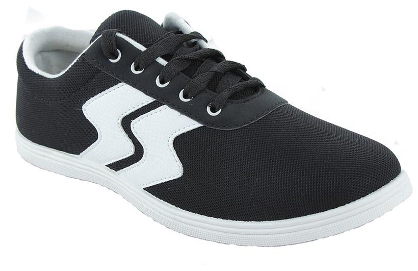 

Gasser Black Canvas Casual Shoes(Size-10)