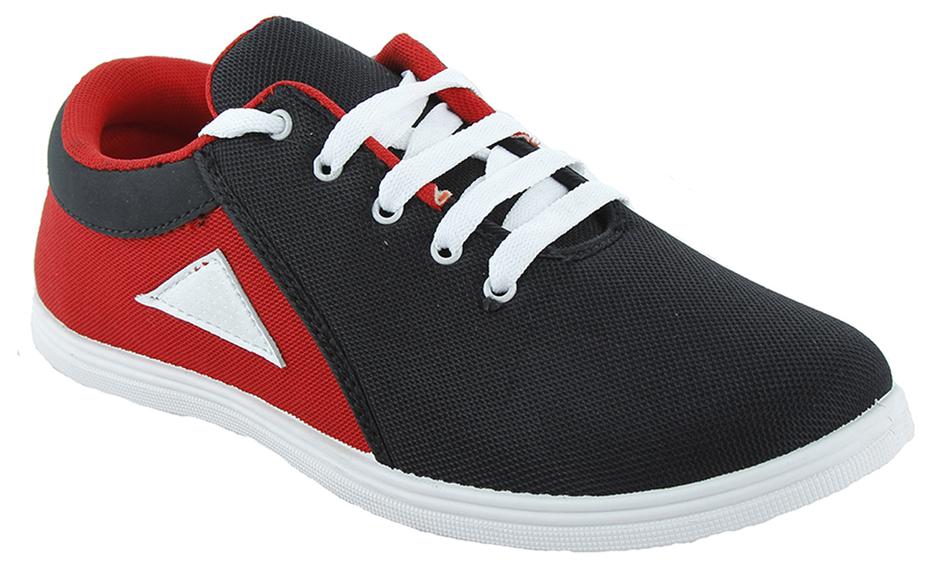 

Gasser Black Canvas Casual Shoes(Size-7)
