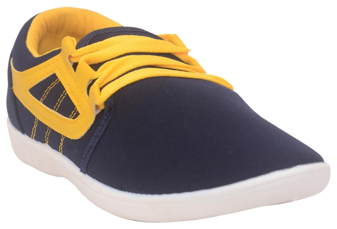 

Gasser Solid Blue canvas casual shoe(Size-8)