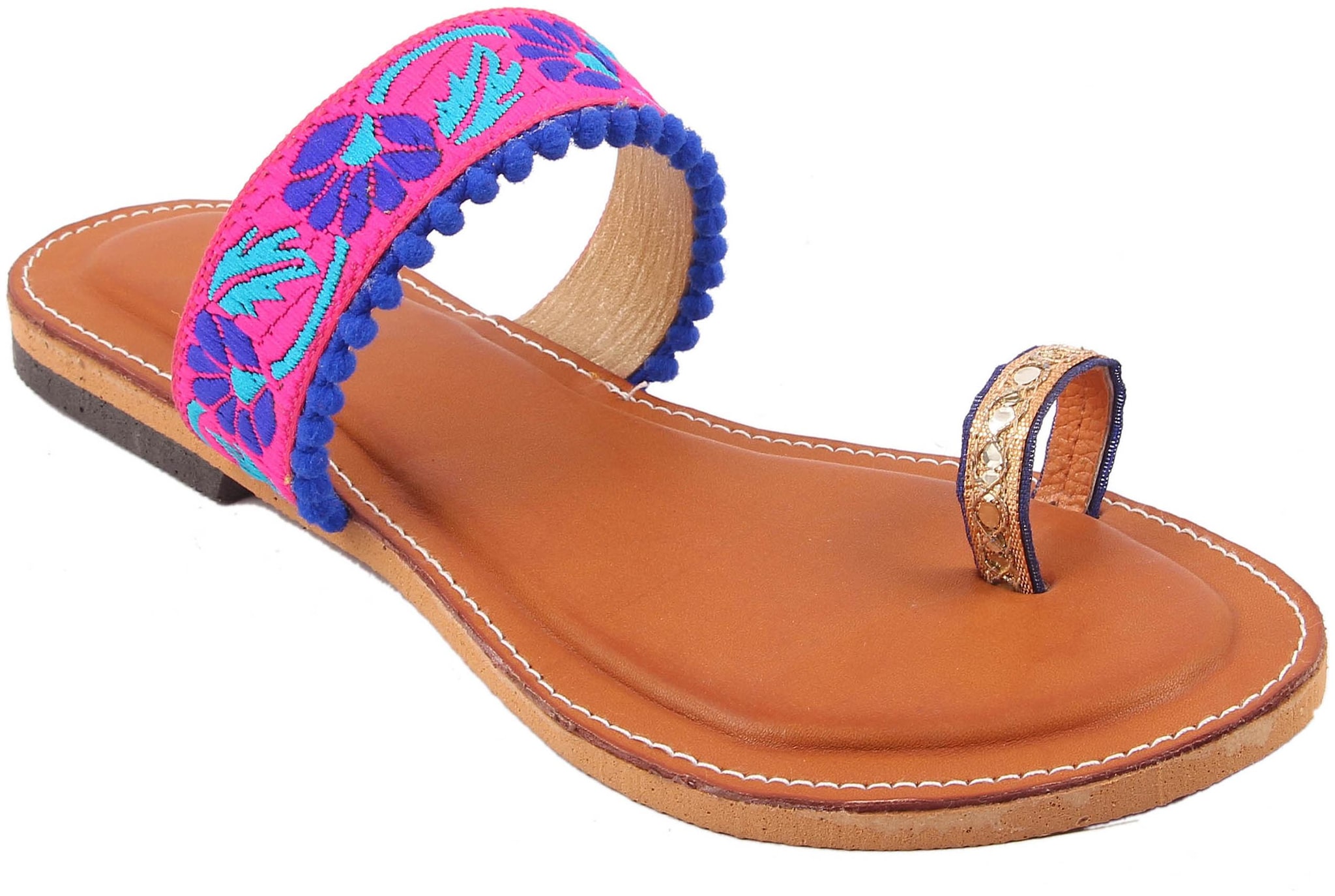 

GERIEF Women Blue One Toe Flats