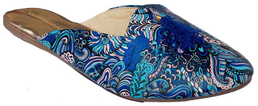 

GERIEF Women Blue Mules