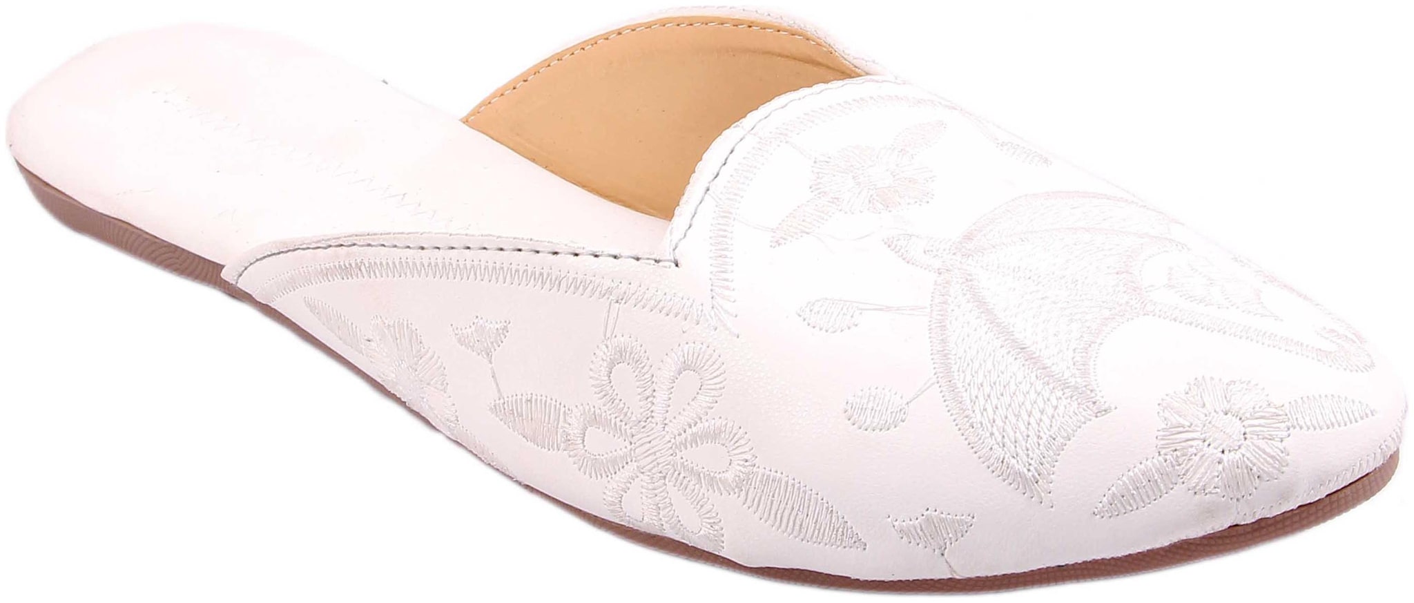 

GERIEF Women White Mules