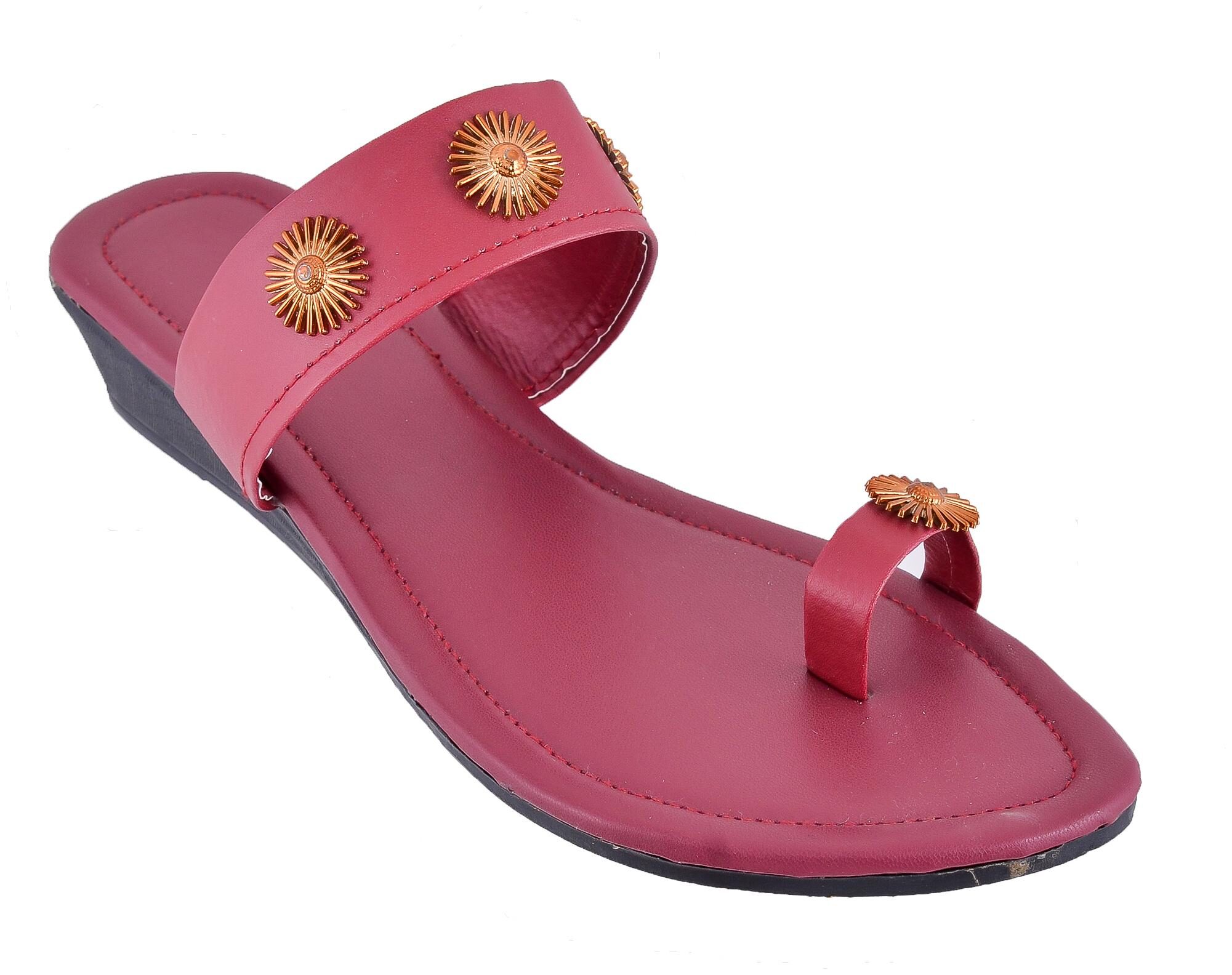 

GERIEF Women Maroon Sandals