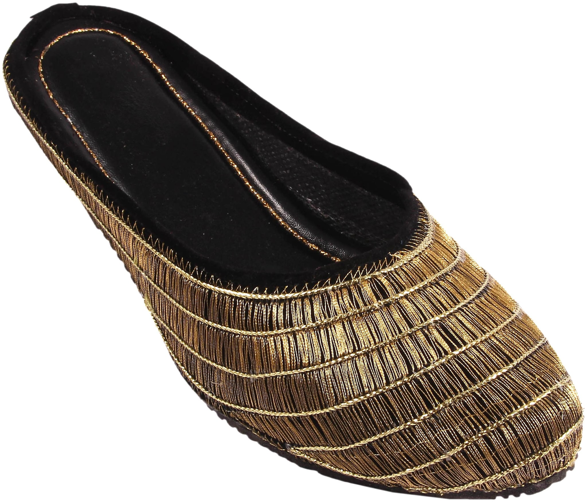

GERIEF Women Gold Mules