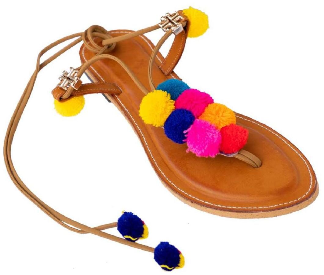 

GERIEF Women Multi-Color Open Toe Flats