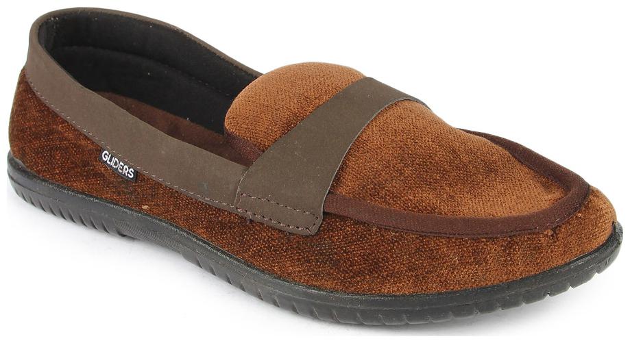 

Liberty Men Brown Loafers - FASTER CANVAS BROWN